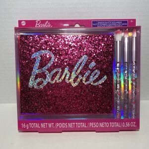 Barbie Girl Eyeshadow Palette With Brushes and Mirror